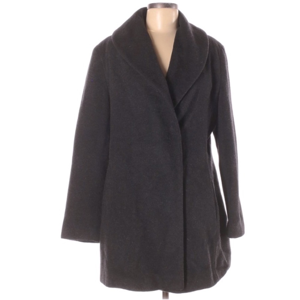 Calvin Klein Gray Wool Blend Coat